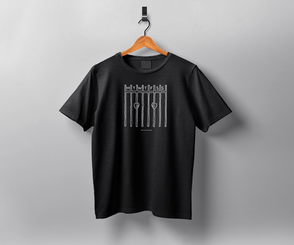 'Prison' Unisex Eco Black T-shirt