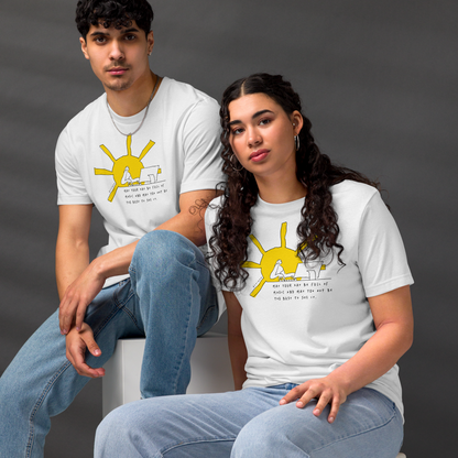 'Magic Day' Unisex Eco White T-shirt