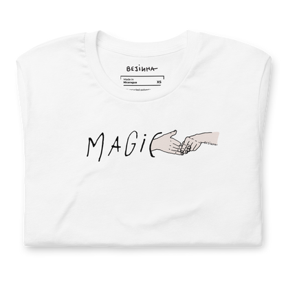 'Magic' Unisex Eco White T-shirt