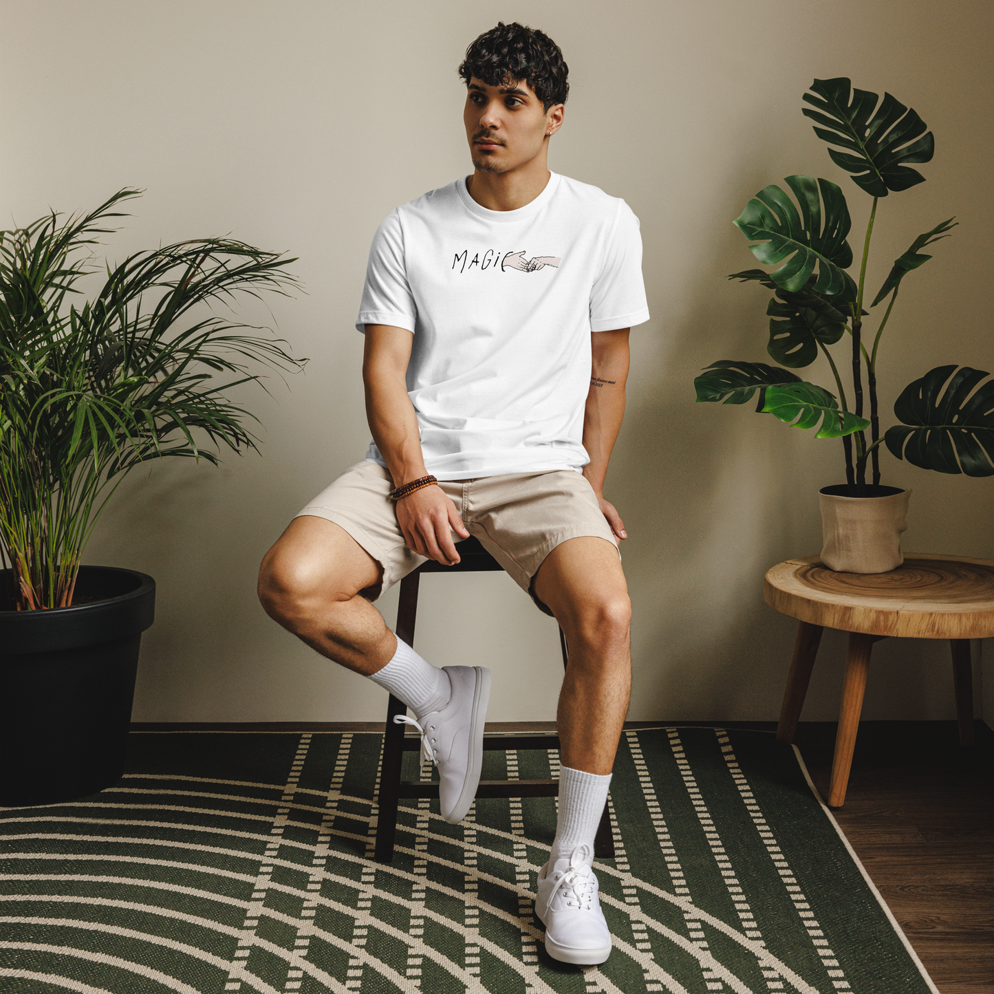 'Magic' Unisex Eco White T-shirt