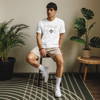 'Don't Blend In' Unisex Eco White T-shirt